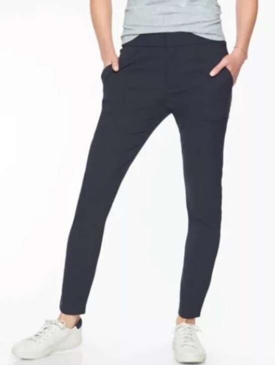 Athleta Pants - Athleta Wander Stash Skinny Pant Navy Blue Size 2